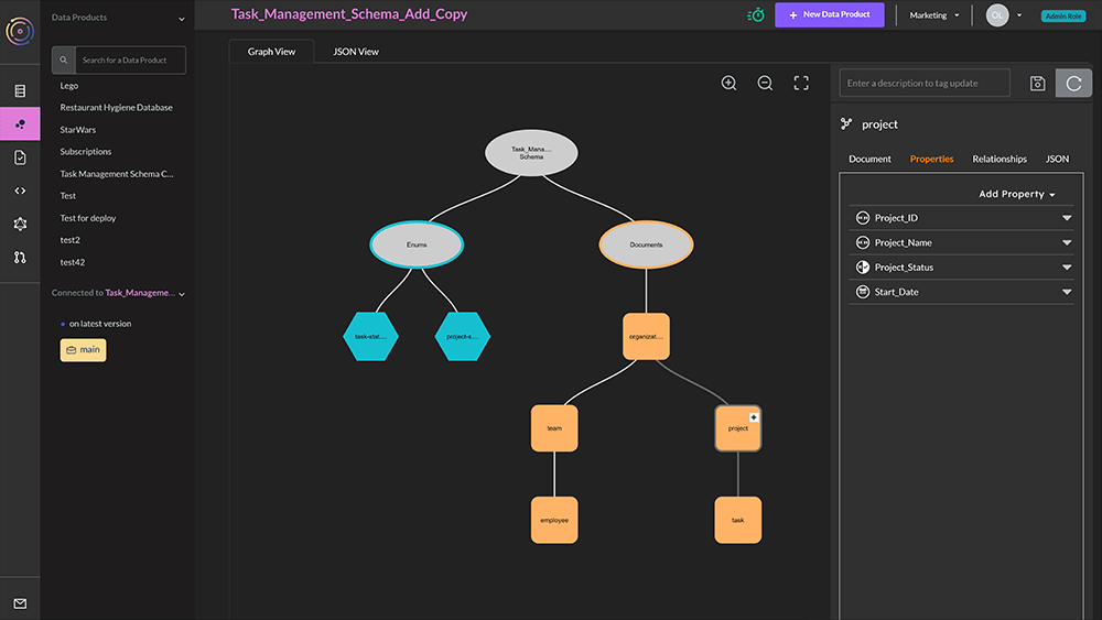 UI schema builder